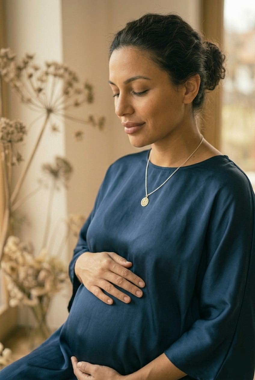 femme enceinte sereine accompagnement prénatal holistique en ligne